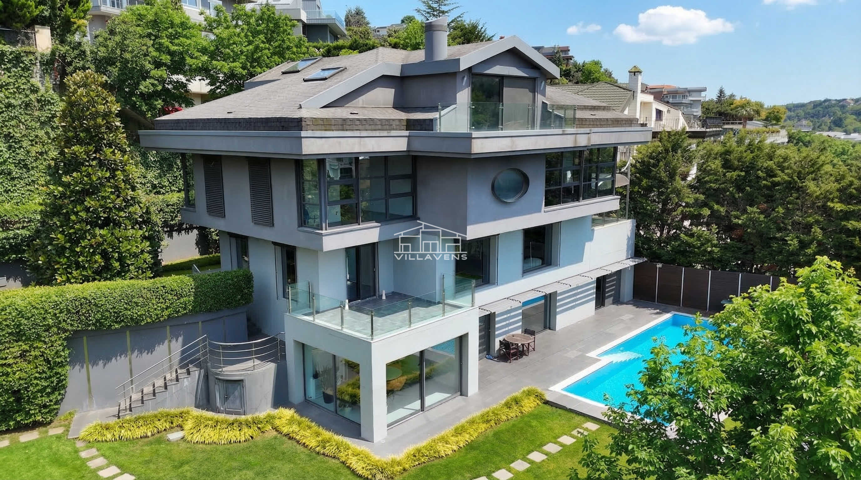 ACARKENT SİTESİNDE SATILIK AKILLI EV, KÖŞE PARSEL, LÜKS VİLLA